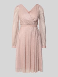 Kleid in Wickel-Optik von TROYDEN COLLECTION Pink - 1