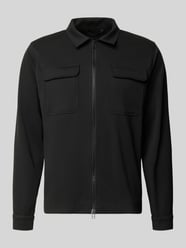 Regular fit overshirt met viscosemix model 'Taylor' van Zuitable - 9
