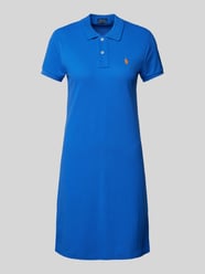 Polokleid mit Logo-Stitching von Polo Ralph Lauren Blau - 8