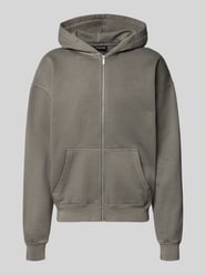 Regular Fit Sweatjacke aus Baumwoll-Mix von PEGADOR - 45