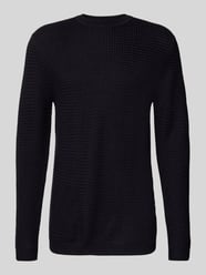 Gebreide pullover van wolmix met ronde hals van CG - Club of Gents - 21