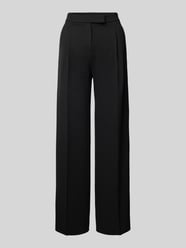 Wide Leg Anzughose mit Bundfalten von Calvin Klein Womenswear Schwarz - 2