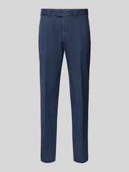 Slim fit broek met persplooien, model 'Teaker' van Hiltl - 18