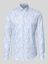 Slim Fit Businesshemd aus reiner Baumwolle von Jake*s - 46