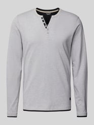 Longsleeve mit Knopfleiste von Blend Grau - 2