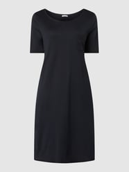 Nachthemd aus Baumwolle Modell Cotton Deluxe von Hanro Grau / Schwarz - 8