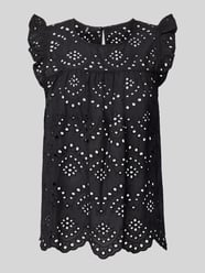 Loose Fit Blusentop aus reiner Baumwolle Modell 'VILDE' von Pieces - 21