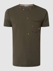 T-Shirt mit Brusttasche  von DANIELE ALESSANDRINI Grün - 30