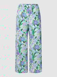 Broek met all-over motief, model 'KARMAN' van Weekend Max Mara Paars - 8