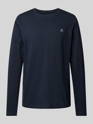 Regular Fit  Langarmshirt aus reiner Bio-Baumwolle von Marc O'Polo Blau - 12