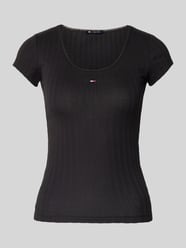 Slim fit shirt met ribstructuur van Tommy Jeans - 43