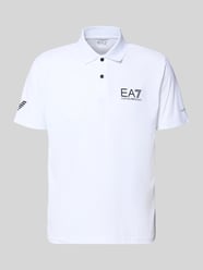 Koszulka polo o kroju regular fit z logo od EA7 Emporio Armani - 5