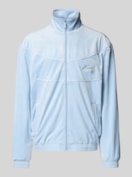Sweatjacke mit Label-Stitching Modell 'Kani Varsity' von KARL KANI - 3