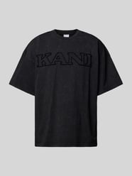 T-Shirt mit Label-Print Modell 'Retro' von KARL KANI Schwarz - 2