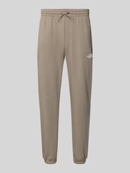 Sweatpants met logoprint van The North Face Beige - 7