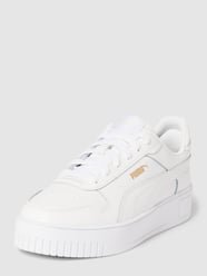 Sneakers met labeldetails, model 'Carina' van Puma Wit - 11