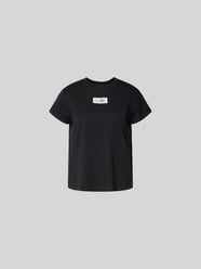 T-Shirt mit Label-Detail von MM6 Maison Margiela Schwarz - 5