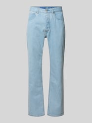 Jeansy o kroju straight fit z czystej bawełny model 'JONAH' od HUGO Blue - 8