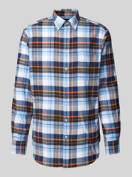 Koszula casualowa o kroju regular fit z kołnierzykiem typu button down od Christian Berg Men - 40