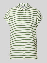 Blouseshirt met kapmouwen van Jake*s Casual Groen - 7