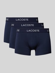 Trunks mit Label-Bund im 3er-Pack von Lacoste Blau - 42