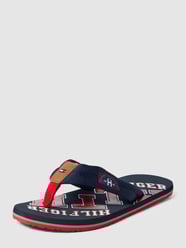 Zehentrenner mit Label-Details Modell 'BEA' von Tommy Hilfiger Blau - 17