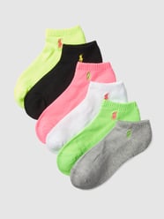 Sneakersokken in een set van 6 van Polo Ralph Lauren Roze - 22