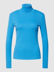 Shirt met lange mouwen en col van s.Oliver RED LABEL Blauw / turquoise - 45