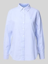 Regular fit overhemdblouse met logostitching van Fynch-Hatton - 15