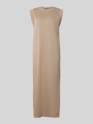 regular fit sweatshirtjurk van katoenmix model 'CHILLI SUMMER' van PIECES Beige - 1