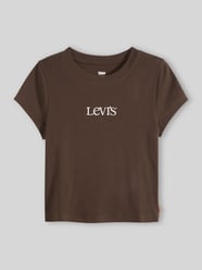 Slim Fit T-Shirt aus Baumwoll-Mix mit Logo-Print von Levi's® - 39