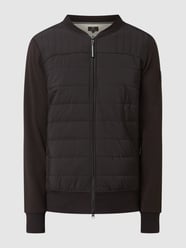Sweatjacke mit Kontrastvorderseite  von Fynch-Hatton Grau / Schwarz - 42