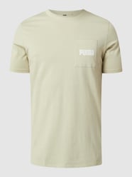 Regular Fit T-Shirt mit Brusttasche von PUMA PERFORMANCE Grün - 34