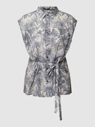 Blusentop mit floralem Muster von Windsor Blau - 16
