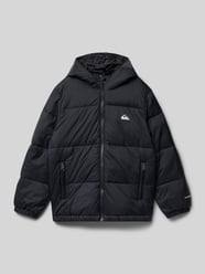 Regular fit gewatteerd jack met logo-applicatie, model 'Cold Days' van Quiksilver - 5
