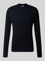 Slim Fit Strickpullover aus Viskose-Mix mit Stehkragen von Antony Morato - 48
