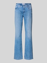 flared fit jeans van katoenmix model 'PARIS' van CAMBIO - 1