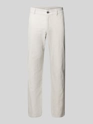 Slim Fit Leinenhose mit Baumwollanteil von Tom Tailor Denim Beige - 30