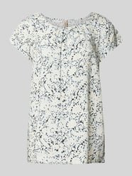 Blusenshirt mit gelegten Falten Modell 'Estefani' von Soyaconcept Blau - 9