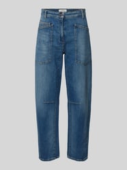 Straight Leg Jeans mit Ziernähten Modell 'OCEAN' von Cambio Blau - 46