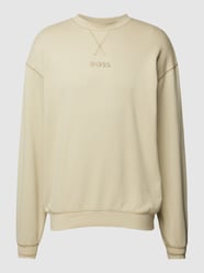 Sweatshirt mit Label-Stitching Modell 'Contem' von BOSS Grün - 40