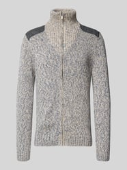 Strickjacke mit gerippten Abschlüssen von RAGMAN - 25