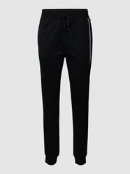 Sweatpants mit Streifen-Detail Modell 'Authentic Pants' von BOSS Schwarz - 40