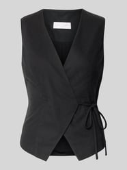 Gilet van viscose met V-hals, model 'Emelie' van LeGer by Lena Gercke - 22