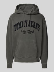 Hoodie mit Label-Stitching von Tommy Jeans Schwarz - 20