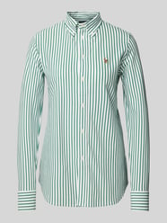Hemdbluse mit Button-Down-Kragen von Polo Ralph Lauren Grün - 21