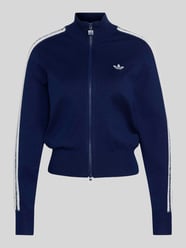 kardigan rozpinany o kroju slim fit z mieszanki wiskozy z wyhaftowanym logo od adidas Originals - 24