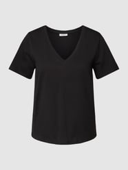T-shirt met V-hals van Marc O'Polo Denim Grijs / zwart - 11