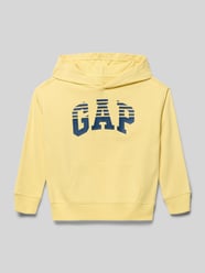 bluza z kapturem o kroju regular fit z nadrukiem z logo od GAP - 20