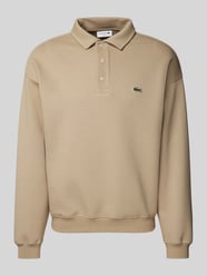 Sweatshirt met drukknoopsluiting van Lacoste - 17